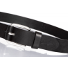 Pánský opasek Wrangler W0A93U101 belt black, kožený opasek