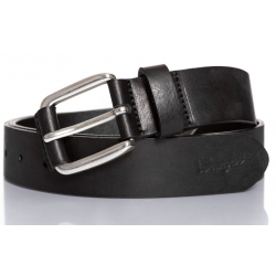 Pánský opasek Wrangler W0A93U101 belt black, kožený opasek