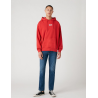 Pánská mikina Wrangler W6E1HAXA4 Hoodie rococco red