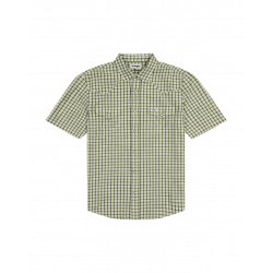 Košile pánská Wrangler 112350579 SS western shirt green