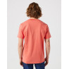 Tričko pánské Wrangler 112351267 graphic tee burnt sienna