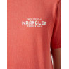 Tričko pánské Wrangler 112351267 graphic tee burnt sienna