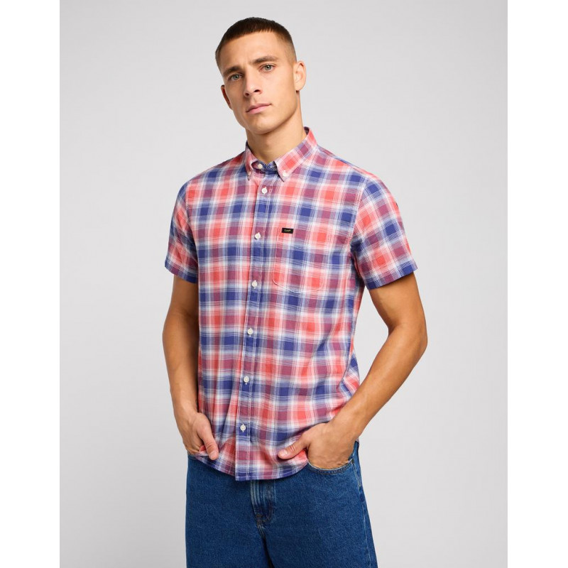 Košile pánská Lee 112349962 button down SS poppy