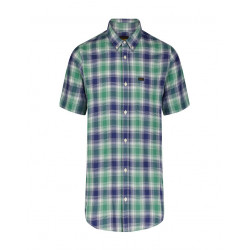 Košile pánská Lee 112349961 button down ss dandy green