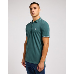 Polo pánské  Lee 112349951 pique polo evergreen