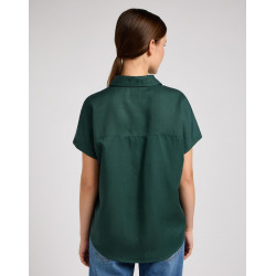 Košile dámská Lee 112350270 drapey shirt evergreen