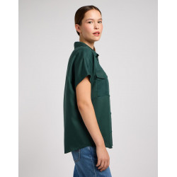 Košile dámská Lee 112350270 drapey shirt evergreen