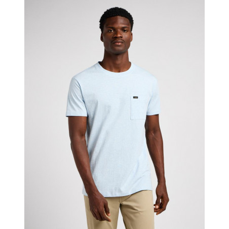 Tričko pánské  Lee 112351443 ultimate pocket tee preppy blue